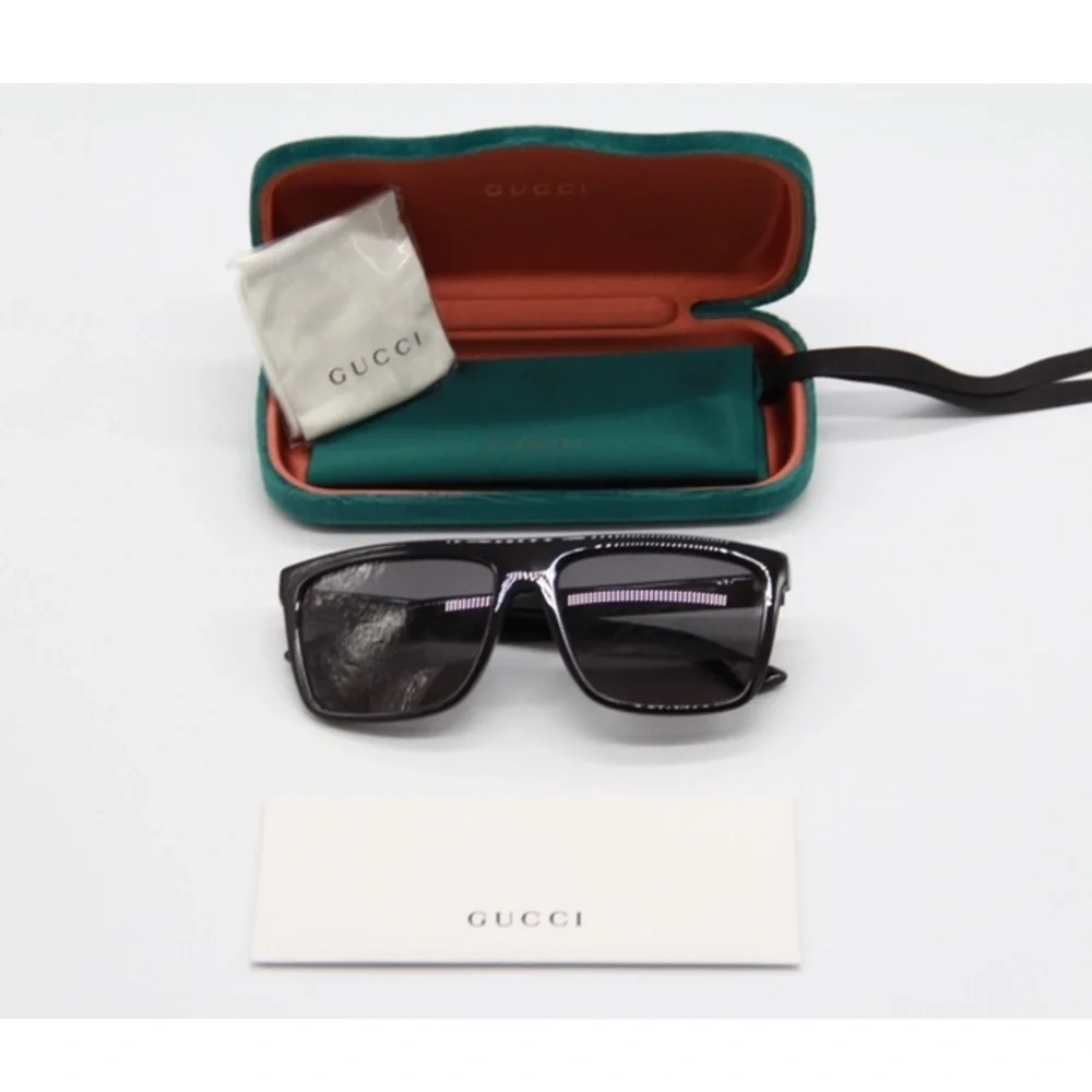 NEW GUCCI SUNGLASSES GG0748S 001 SUNGLASSES GUCCI GG0748S BLACK